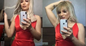 Səmanın  oteldə  qalmaqallı  videosu yayıldı: Sinəsi açıq və...