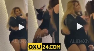 Bakıda toyda biabırçılıq: Müğənni stolun üstünə çıxdı, oğlan qucağına alıb yerə düşürdü