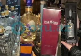 Bakıda polisin də zəhərlənərək öldüyü saxta içki bu sexdə düzəldilib - ŞOK VİDEO