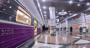 Bakı metrosunda qatar boşaldıldı