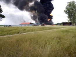 ABŞ hərbi bazasına hücum: 2 təyyarə və 2 helikopter yandırıldı - FOTO