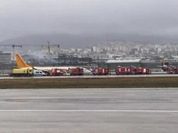 SON DƏQİQƏ: Türkiyədə sərnişin təyyarəsi qəzaya uğradı - VİDEO
