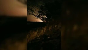 Təyyarə vurulubmuş - İranın gizlətdiyi şok görüntü yayıldı