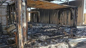 İran raketləri ABŞ bazalarını darmadağın edib - Görüntülər az öncə gəldi - VİDEO