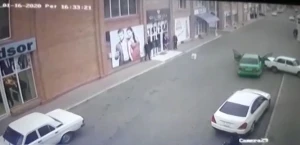 Gəncədə baş vermiş atışmanın videosu yayılıb