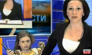 Canlı yayıma girən uşaq"ana,sənə mesaj gəlib" dedi +VİDEO