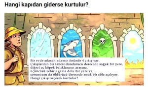 Bu adam necə xilas olsun? - Məntiqini yoxla!