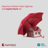 "Kapital Bank" müştərilərinə əmlaklarını sığorta etdirmək imkanı yaradıb