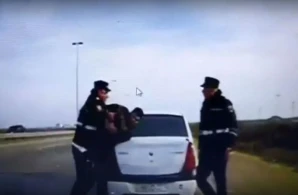 Bakıda polisə silahlı hücumun videosu yayıldı