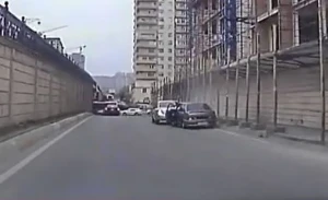 Bakıda dəhşətli qəzanın videosu yayıldı