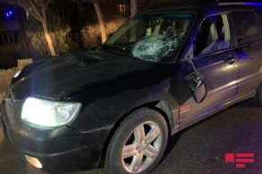 “Mitsubishi” ər-arvadı vurdu: Kişi öldü +FOTOLAR