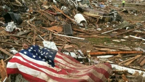 ABŞ-dan dəhşətli video yayıldı: 40 bina yerlə bir oldu 