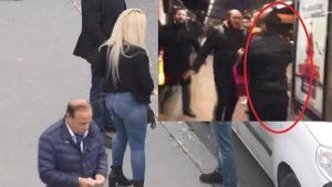 Metroda qadına əxlaqsızlıq edən kişini bu hala saldılar (18+VİDEO)