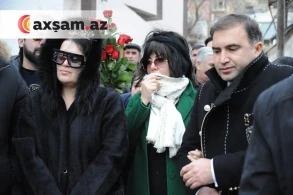 Rafael Dadaşovun dəfnində şok hadisə: Briliant əsəbiləşdi
