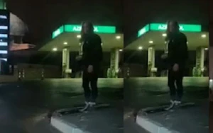 Bakıda fahişə Ata Abdullayevə hücum etdi: "Arvadını gətir..." (18+VİDEO)