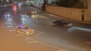 Bu şok görüntülər gecə Bakıda çəkilib... - VİDEO