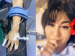 Rəqqasə Fatimə xəstəxanaya yerləşdirildi - FOTO