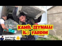 Kamil Zeynallı fəhlələrə yardım etdi - VİDEO
