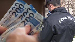 Polisə yaxınlaşıb  pul  istədi: Azərbaycanda  gizli  çəkilmiş  video  rekord  qırır