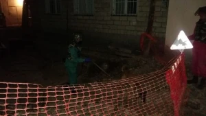 Gəncədə tapılan metal əşya ətrafda ciddi təşviş yaradıb - FOTO