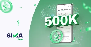 Число пользователей ускоряющего цифровую трансформацию приложения SİMA İmza превысило 500 000