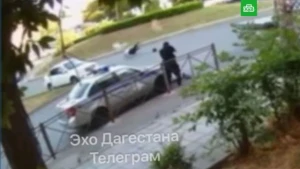 Dağıstanda polislərə hücum anının videosu yayıldı