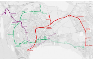 Bakıda yeni tikiləcək 10 metro stansiyası harada yerləşəcək?- Sxem