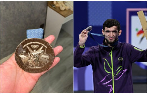 İdmançımızın Parisdə qazandığı medalın son halı- Foto