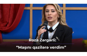 Roza Zərgərli qazilərə maşın verdi - VİDEO 