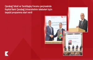Kapital Bank Qarabağ Universitetinin tələbələri üçün təqaüd proqramına start verib&nbsp;