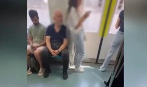 İstanbulda&nbsp; metroda qadına əxlaqsızlıq edən kişi tutuldu&nbsp; -&nbsp; VİDEO&nbsp;