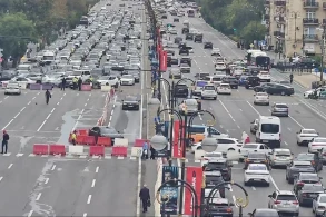 Bu yollarda ağır tıxac var