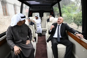 Azərbaycanın və Birləşmiş Ərəb Əmirliklərinin prezidentləri Milli Xalça Muzeyinin Şuşa filialında olublar