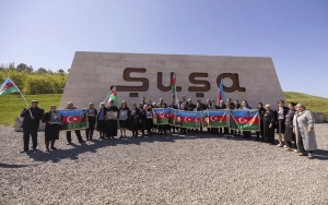 “AzerGold”un təşkilatçılığı ilə şəhid ailələri Şuşaya səfər etdi - Fotolar