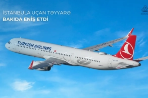 Təyyarə təcili Bakıya endi