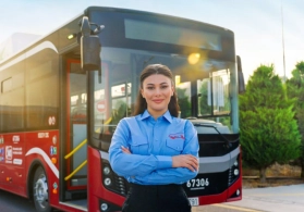 Bakıda qadın avtobus sürücüləri təlimlərə başladı&nbsp; (VIDEO)