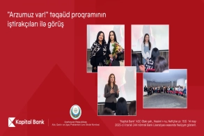 Kapital Bank “Arzumuz var!” təqaüd proqramı ilə gənc qızların təhsilinə dəstək göstərir  