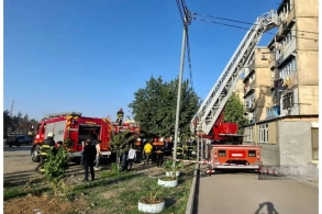 Gəncədə mənzildə partlayış olub