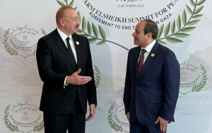 İlham Əliyev Yaxın Şərq Sülh Sammitində iştirak edir  —     Fotolar 