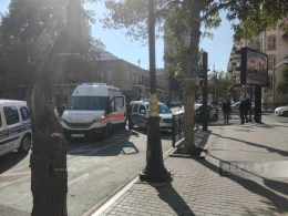 Bakıda avtomobil motosikletlə toqquşub, xəsarət alan var&nbsp;