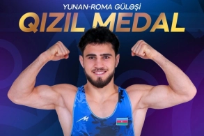 Güləşçimiz dünyada hamıdan güclü oldu