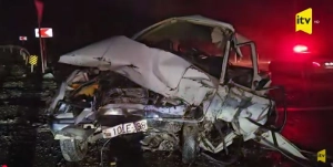 İki bacı,bir qardaşın öldüyü qəzadan DƏHŞƏTLİ VİDEO 