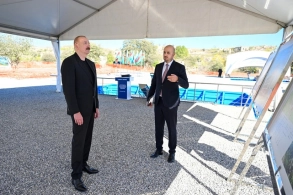 Cəbrayıl şəhərində ikinci və üçüncü yaşayış komplekslərinin təməli qoyulub&nbsp;