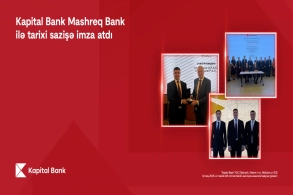 Kapital Bank “Mashreq Bank”la tarixi sazişə imza atdı&nbsp;&nbsp;