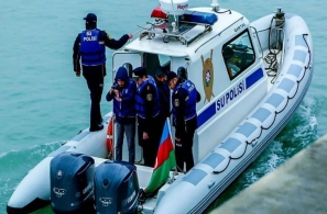 Polis suda əməliyyat keçirib -FOTO