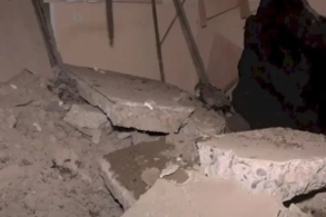 Bina çökdü: Yaralılar var