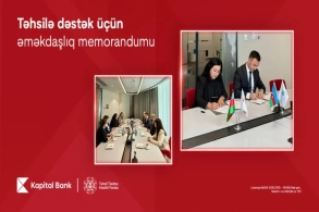 "Kapital Bank və Təhsil Tələbə Kredit Fondu arasında əməkdaşlıq memorandumu imzalanıb&nbsp;