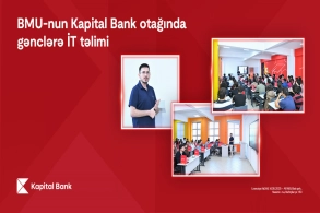 Kapital Bank-dan BMU tələbələrinə təhsil və fərdi inkişaf dəstəyi&nbsp;