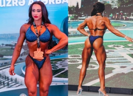 Azərbaycanlı qadın idmançının görüntüsü viral oldu