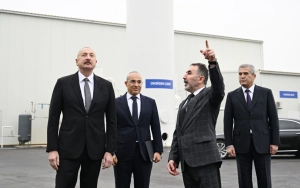 Prezident bu zavodun açılışını etdi  - FOTOLAR